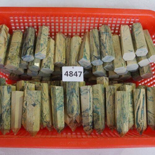 2KG 4.4LB 22Pcs Natural Phoenix Stone Chrysocolla Crystal Point Tower Healing Africa