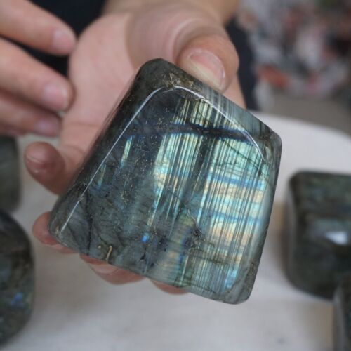 5Kg Natural Rainbow Labradorite Crystal Gem Spectrolite Stone Healing