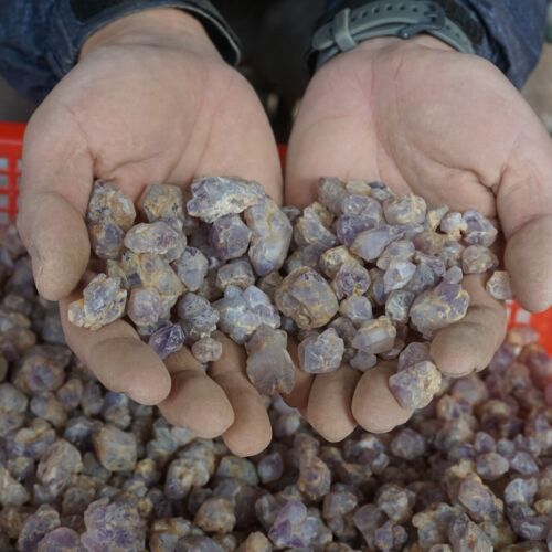 5KG 11LB Natural Raw Purple Amethyst Quartz Crystal Points Original Brazil Wholesales Lot