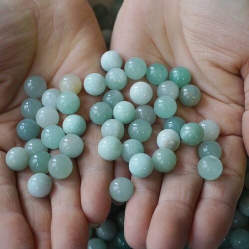 2KG 4.4LB 1270Pcs Tiny Natural Green Aventurine Jade Crystal Sphere Ball Healing 10mm