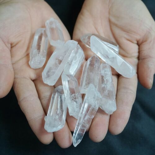 5KG 11LB 400Pcs Natural Clear Quartz Crystal Points Tumbled Healing From Brazil