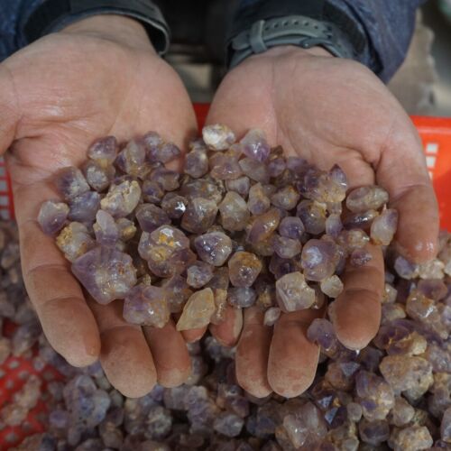 5KG 11LB Natural Raw Purple Amethyst Quartz Crystal Points Original Brazil Wholesales Lot