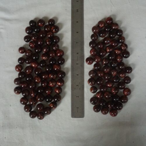 1KG 2.2LB 120Pcs Natural Red Tiger Eye Quartz Crystal Sphere Ball Healing 17-19mm