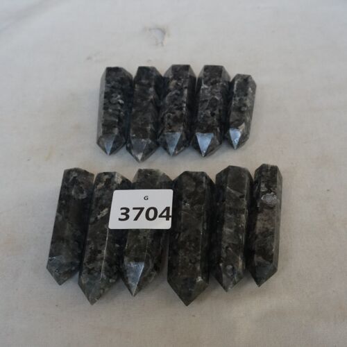 2KG 4.4LB 22Pcs Natural Flashy Larvikite Labradorite Crystal Points Tower Healing