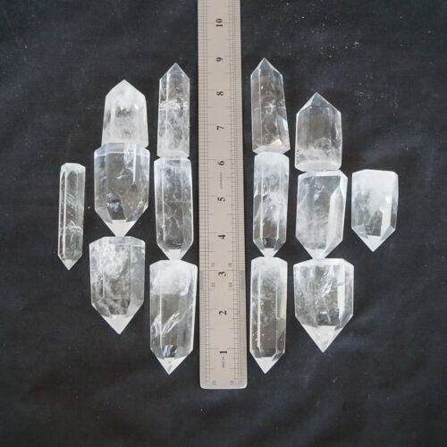 2KG 4.4LB 30Pcs  Natural Clear White Quartz Crystal Point Tower Polished Healing