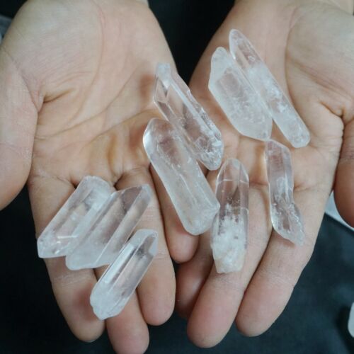 5KG 11LB 400Pcs Natural Clear Quartz Crystal Points Tumbled Healing From Brazil