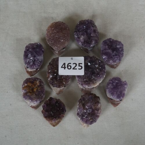 20 Pieces Natural Amethyst Quartz Crystal Cluster hedgehog Carved Healing