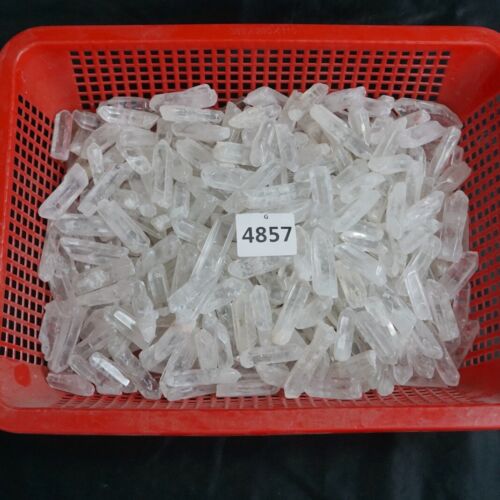 5KG 11LB 400Pcs Natural Clear Quartz Crystal Points Tumbled Healing From Brazil