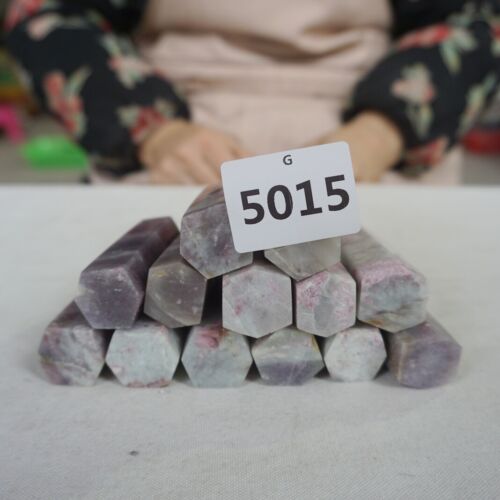 2KG 4.4LB 26Pcs Natural Red Tourmaline Quartz Crystal Points Tower Obelisk Healing Bulk