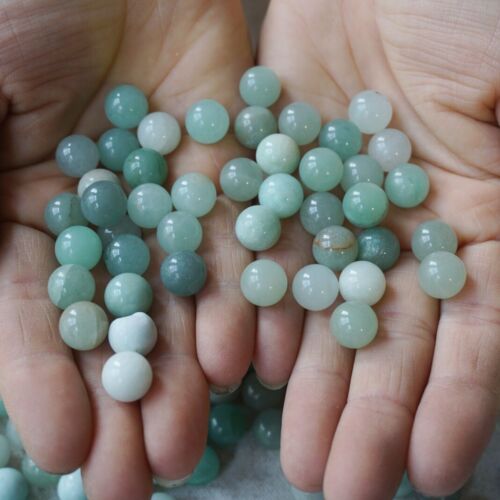 2KG 4.4LB 1270Pcs Tiny Natural Green Aventurine Jade Crystal Sphere Ball Healing 10mm