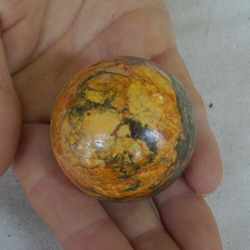 2kg 4.4LB 12Pcs Natural Realgar Ore Stone Crystal Sphere Ball Healing China Wholesale Price