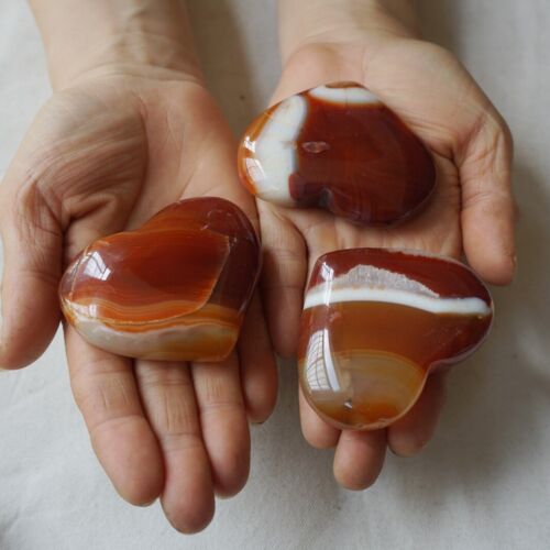 4.4LB 2KG 24Pcs Red Sardonyx Carnelian Agate Crystal Heart Star Moon Heart Healing