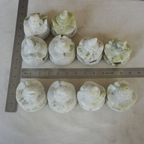 10Pcs 10LB 4.5kg Natural Cauliflower Jasper Crystal Skull Pumpkin Lantern Carved Healing