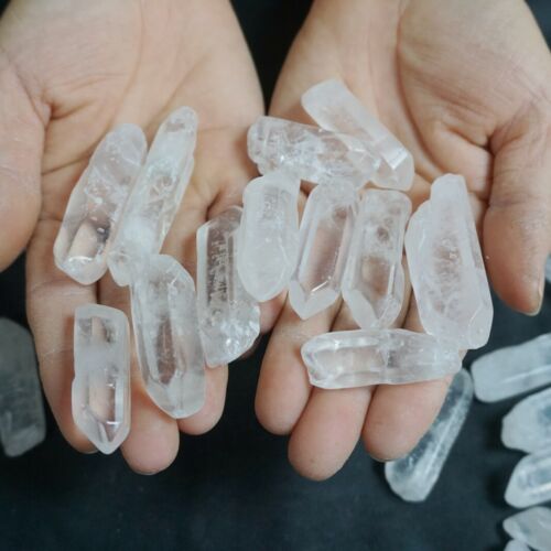 5KG 11LB 400Pcs Natural Clear Quartz Crystal Points Tumbled Healing From Brazil