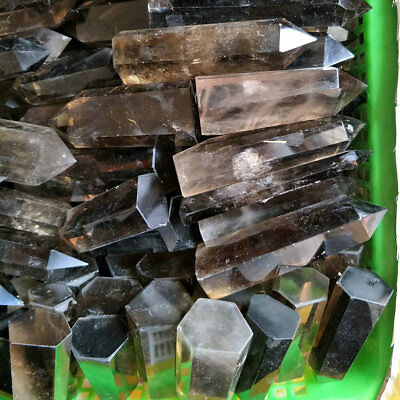 11LB 5kgs Natural Smokey Quartz Crystal Points Tower Polished Healing Wholesales