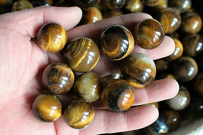 5KG 11LB NATURAL TIGER EYE QUARTZ CRYSTAL SPHERES BALLS HEALING,Wholesales 23-30mm