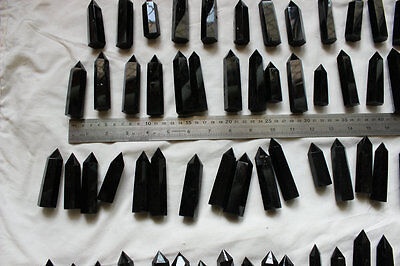 11LB 5kg Natural Obsidian Crystal Points Tower Obelisk Healing Wholesales Price