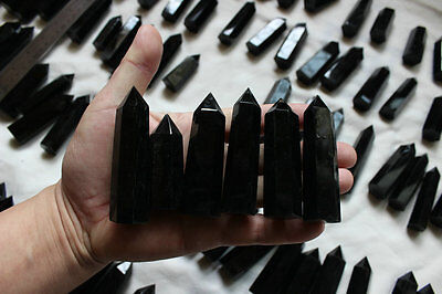 11LB 5kg Natural Obsidian Crystal Points Tower Obelisk Healing Wholesales Price