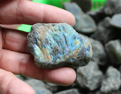 5kg 11LB Natural Raw Rainbow Labradorite Crystal Gem Stone Rough Rock Display