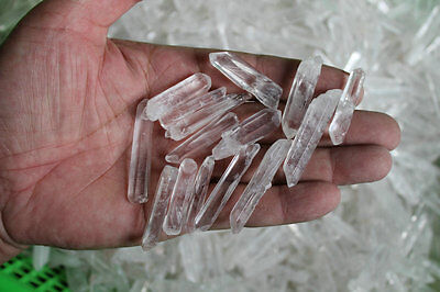 5KG 11LB Small Clear Quartz Crystal Points Polished From Raw Natural Crystal Stones Healing