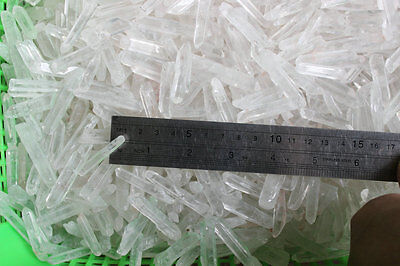 5KG 11LB Small Clear Quartz Crystal Points Polished From Raw Natural Crystal Stones Healing