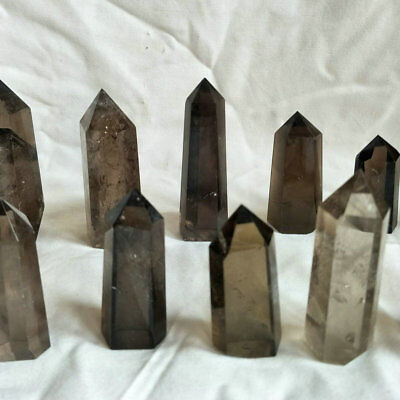 11LB 5kgs Natural Smokey Quartz Crystal Points Tower Polished Healing Wholesales