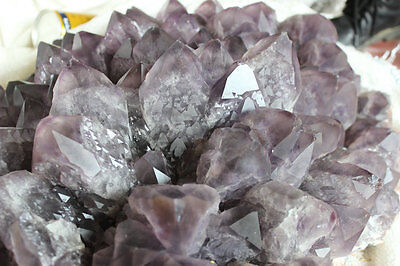 134LB 61kg Huge Raw Natural Amethyst Quartz Crystal Cluster Points Rock Specimen