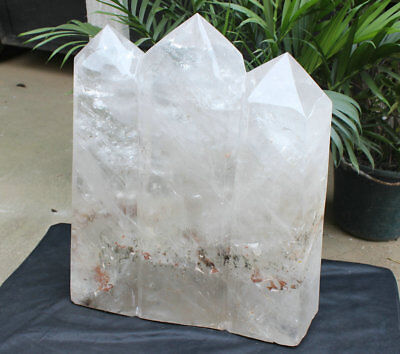 70kg 154.2LB Huge Natural Clear Quartz Crystal Points Tower Polished Healing