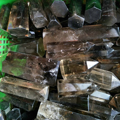 11LB 5kgs Natural Smokey Quartz Crystal Points Tower Polished Healing Wholesales