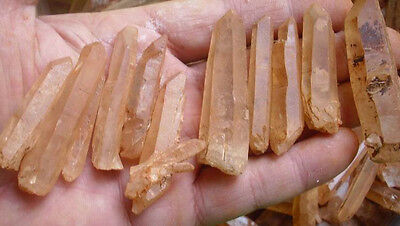 5kg 11LB Natural Clear Lemurian Quartz Crystal Points Rough Original Stones Brazil