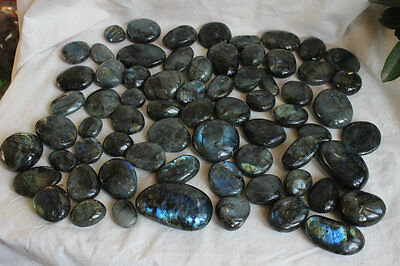 5KG 11LB Natural Rainbow Labradorite Crystal Tumbled Palm Gem Stone Wholesales Price