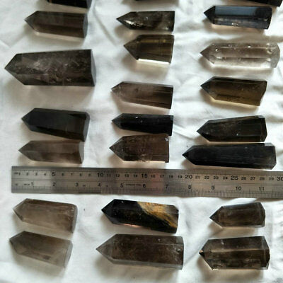 11LB 5kgs Natural Smokey Quartz Crystal Points Tower Polished Healing Wholesales