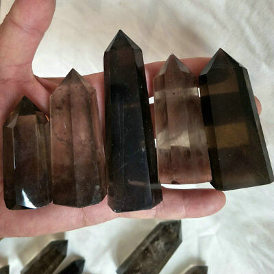 11LB 5kgs Natural Smokey Quartz Crystal Points Tower Polished Healing Wholesales