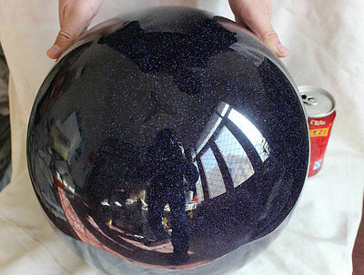 78.5LB 295mm Large Blue Goldstone Flashes Crystal Sphere Ball Polished Healing