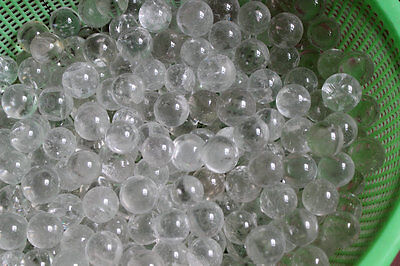 100 Pieces Natural Clear Quartz Crystal Spheres Balls Polished Healing 20-23mm