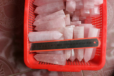 10KG 22LB Natural Rose Quartz Crystal Points Tower Polished Healing Wholesales Price