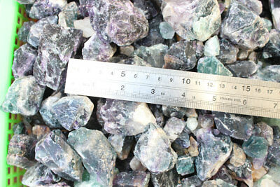 5KG Raw Natural Colourful Fluorite Quartz Crystal Gem Stone Rough Rock Display,Wholesale Lot