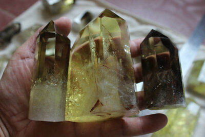 10kg 22LB Natural Rainbow Smokey Citrine Quartz Crystal Points Tower Polished Healing Bulk