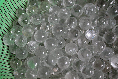 100 Pieces Natural Clear Quartz Crystal Spheres Balls Polished Healing 20-23mm