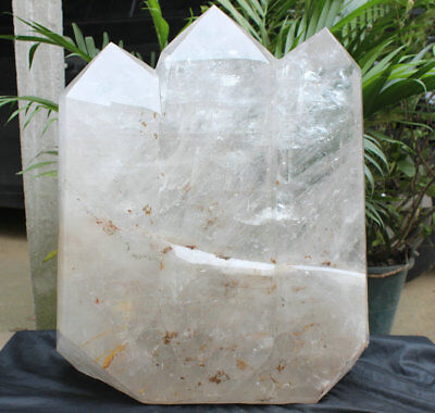 70kg 154.2LB Huge Natural Clear Quartz Crystal Points Tower Polished Healing