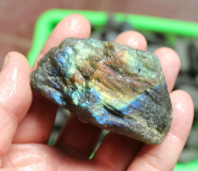 5kg 11LB Natural Raw Rainbow Labradorite Crystal Gem Stone Rough Rock Display