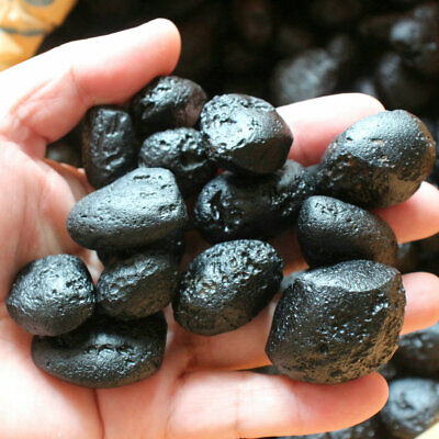 1Kg 2.2LB Rare Meteorite Black Tektite Specimen Wholesale Price from China