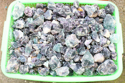 5KG Raw Natural Colourful Fluorite Quartz Crystal Gem Stone Rough Rock Display,Wholesale Lot