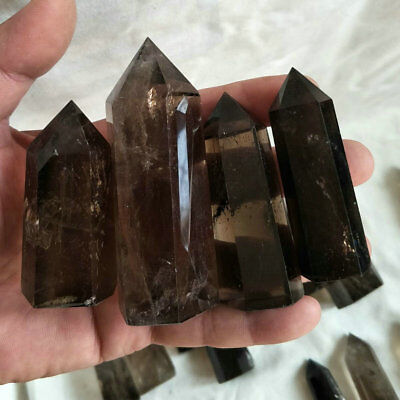 11LB 5kgs Natural Smokey Quartz Crystal Points Tower Polished Healing Wholesales