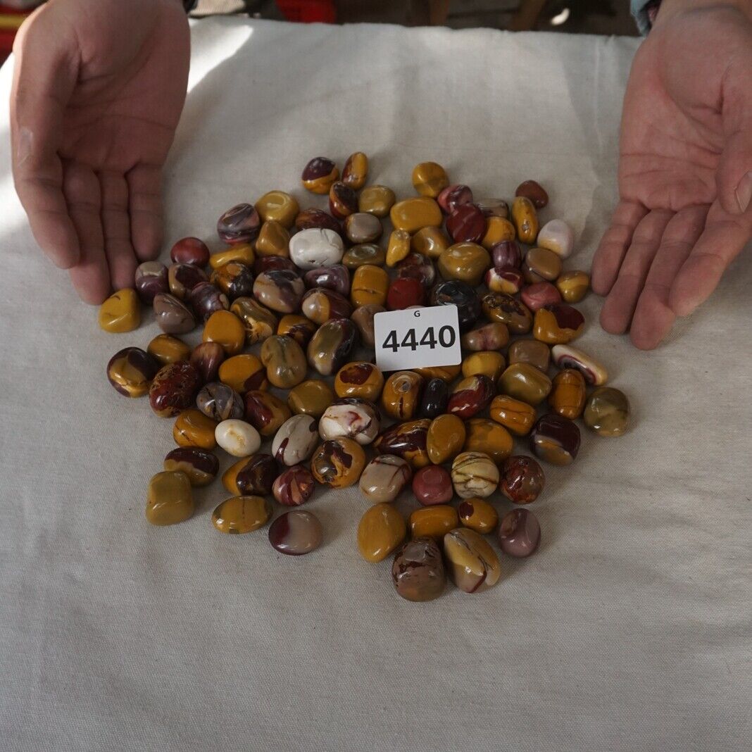 2.2LB 1KG Natural Mookaite Jasper Crystal Palm Mookite Bumblebee Stone Healing