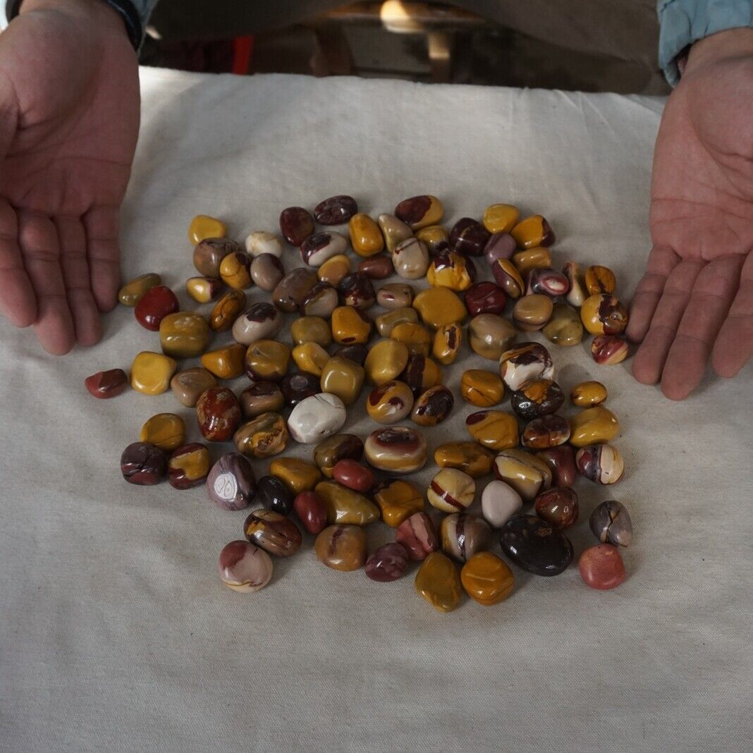 5KG 11LB Natural Mookaite Jasper Crystal Palm Mookite Bumblebee Stone Healing