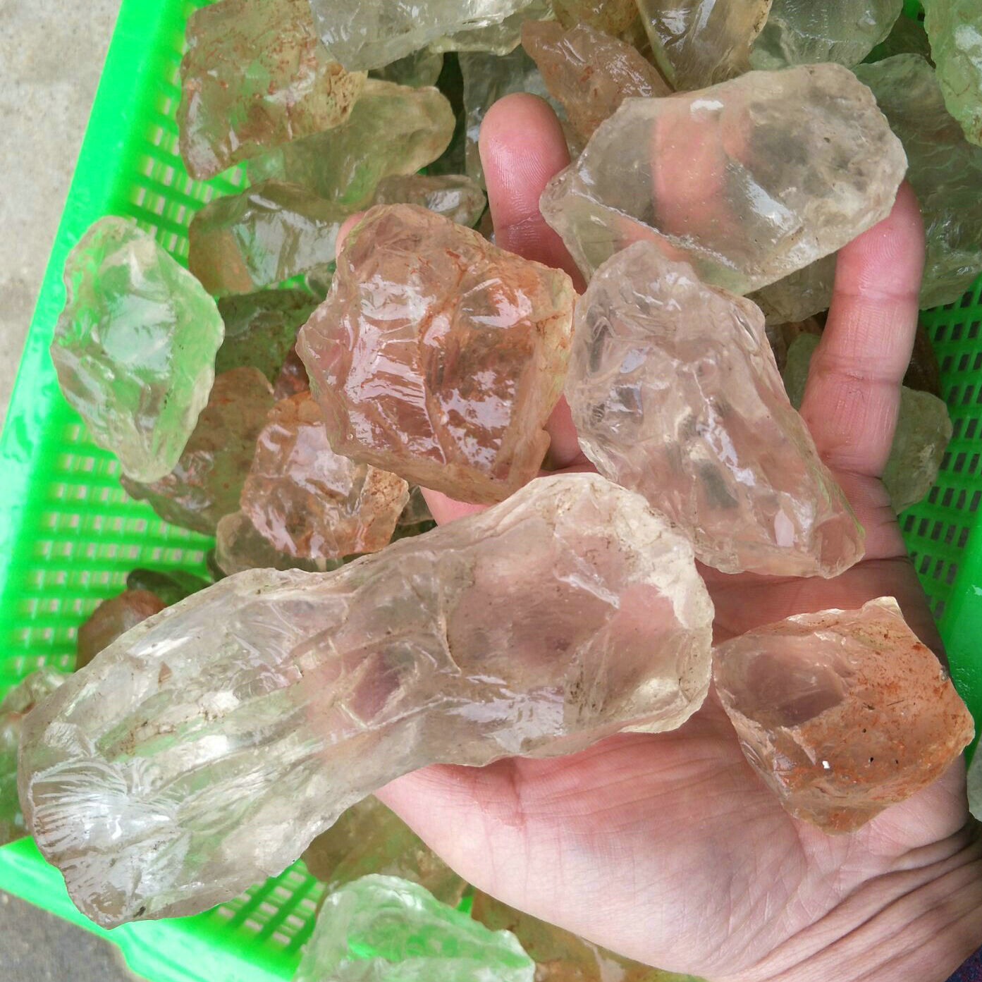 22LB 10KG Raw Natural Clear Quartz Crystal Original Stone Wholesale Price Brazil