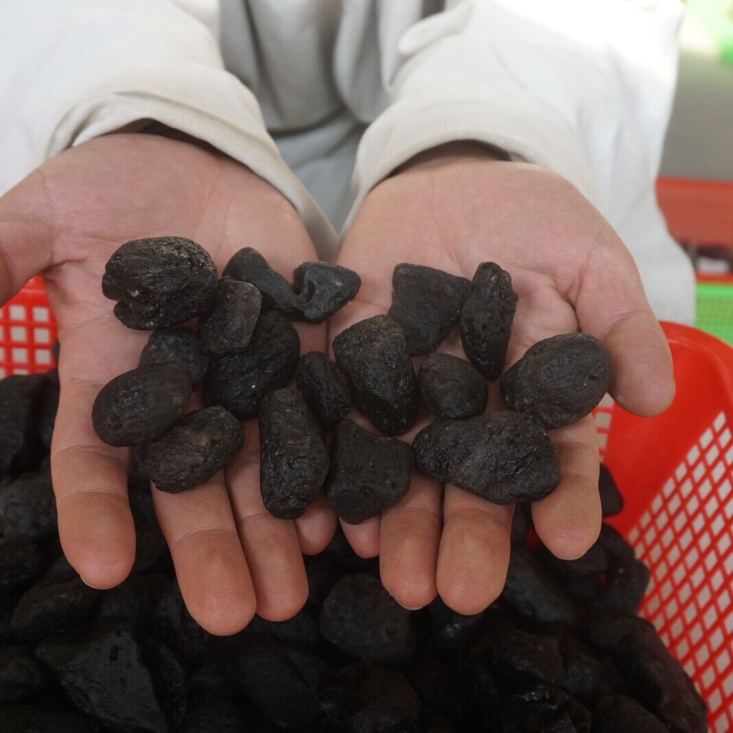 2kg 80-90Pieces Rare Sirian Meteorite Tektite Stone Specimen Wholesale Indonesia