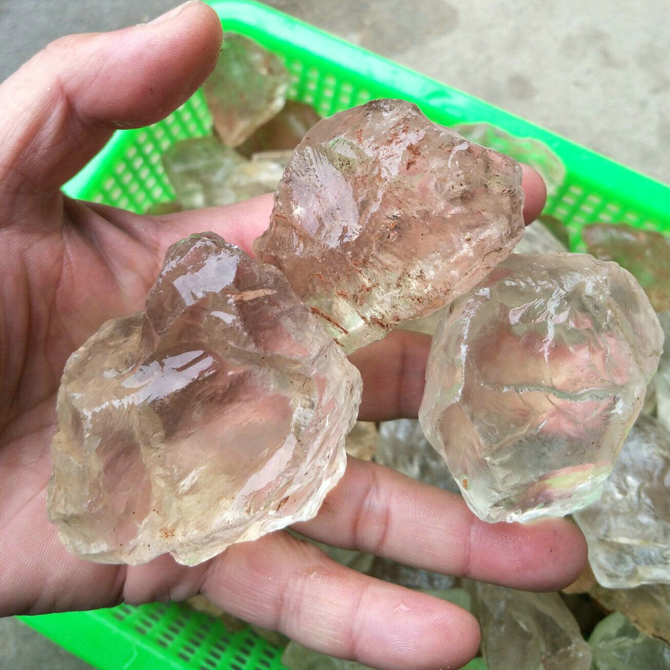 22LB 10KG Raw Natural Clear Quartz Crystal Original Stone Wholesale Price Brazil