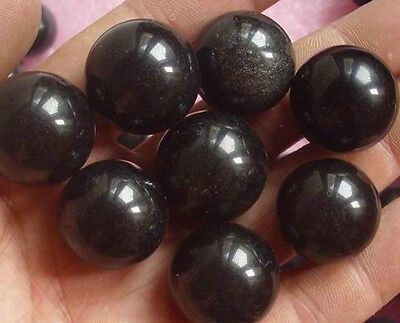 2KG 200 Pieces Small Natural Obsidian Crystal Spheres Balls Polished Healing 20mm